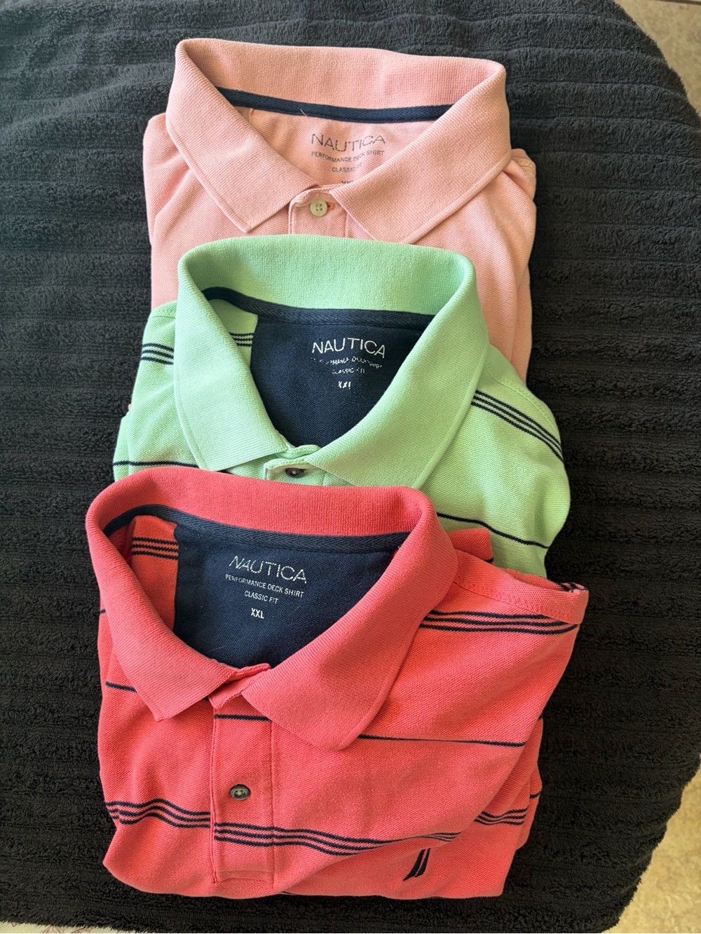 Nautica Performance Classic Deck Polos (3)